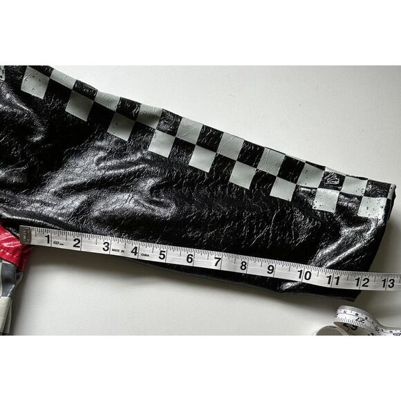 Disney Red Checkered Car's Lightning McQueen Racing Rain Jacket Size 7/8 - Picture 11 of 12